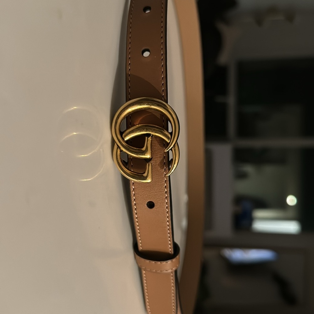 Gucci Marmont thin belt
